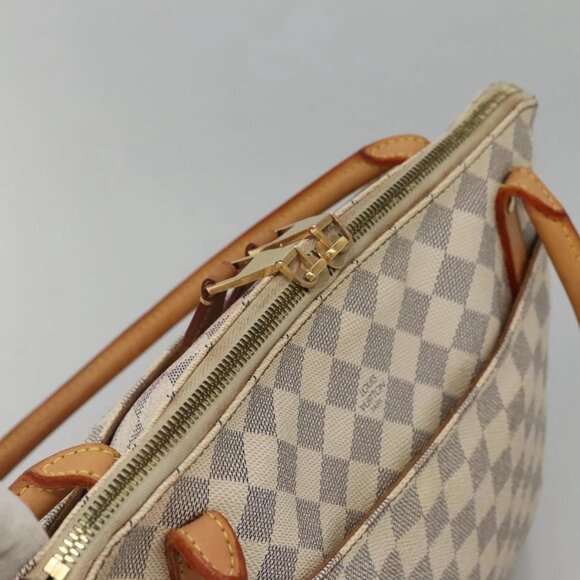 LOUIS VUITTON Damier Azur Figeri PM Shoulder Bag N41176 LV Auth 135424 - Picture 7 of 16